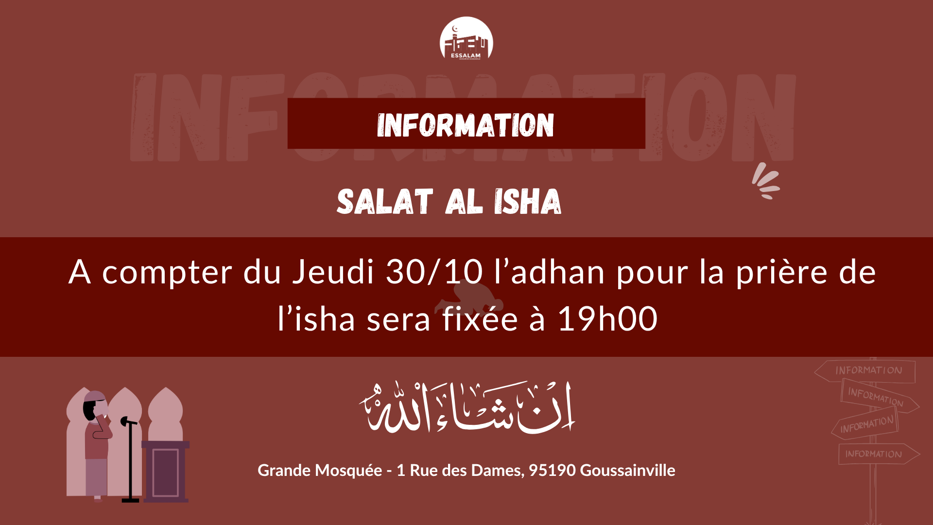 Info salât al Isha