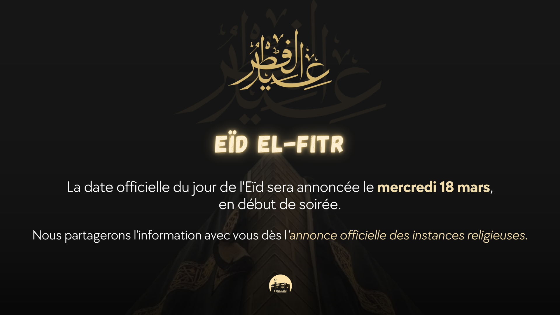 Aïd El Fitr informations 1