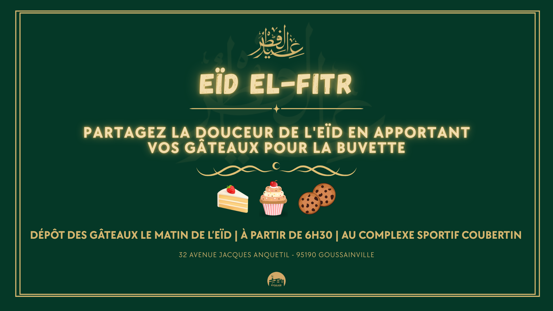 Gâteaux Aïd El Fitr
