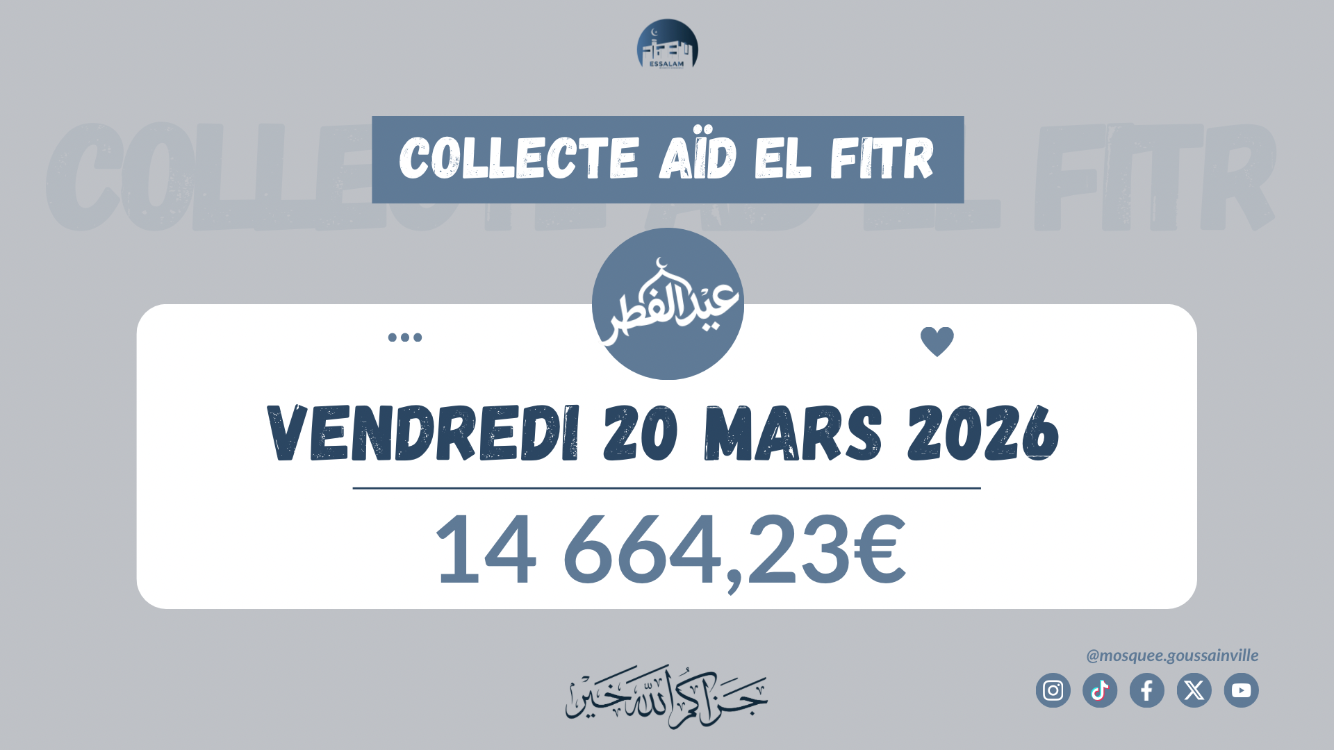 Collecte Aïd El Fitr