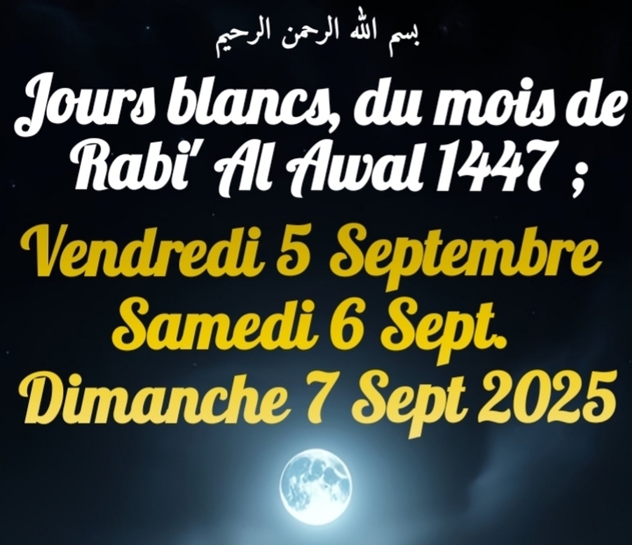 Jours blancs.