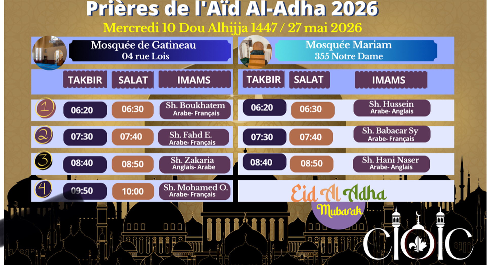 Eid prayers