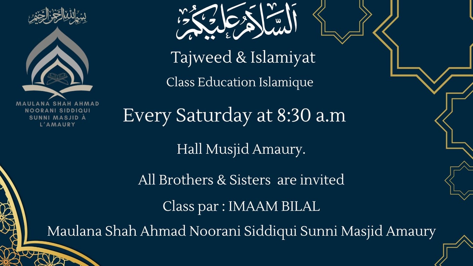 Tajweed and Islamiyat