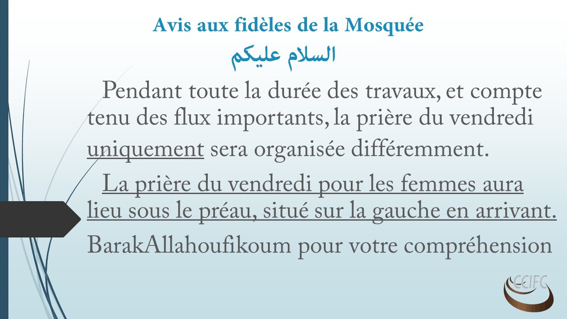 Salat al joumo3a : femmes