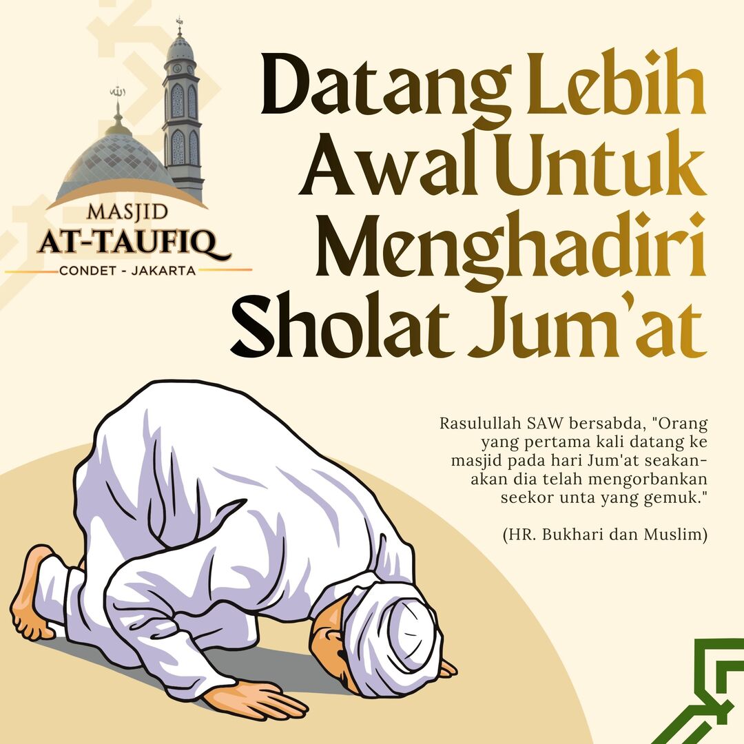 datang awal sholat jumat
