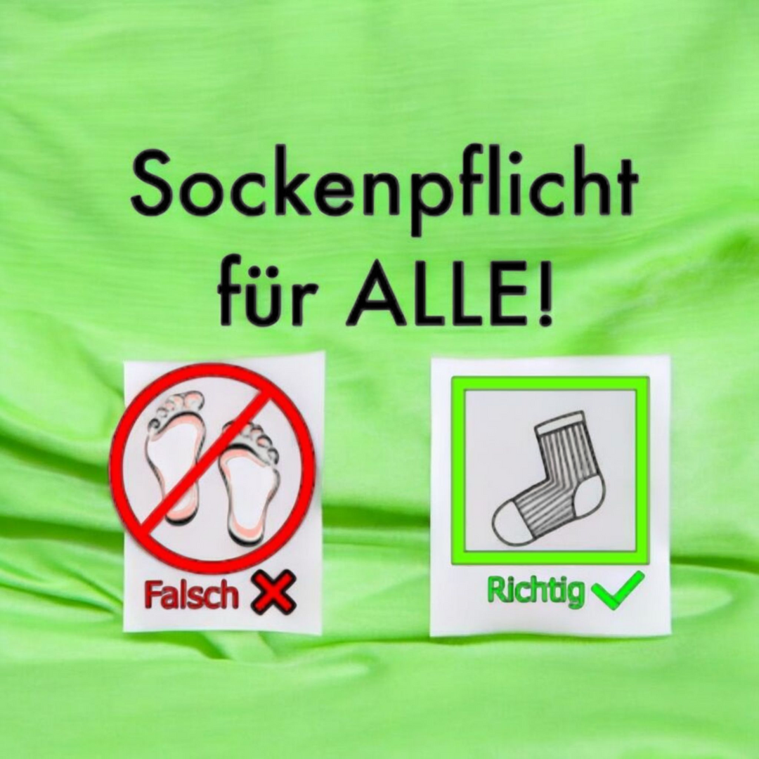 Socken Pflicht