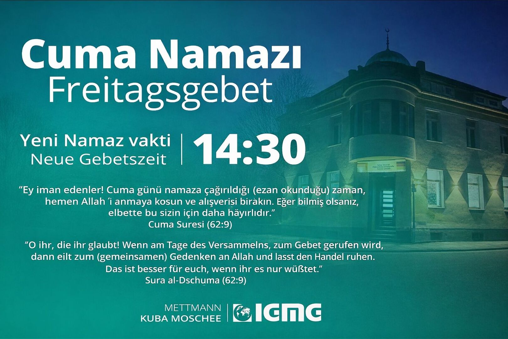 Cuma namazi/Freitagsgebet