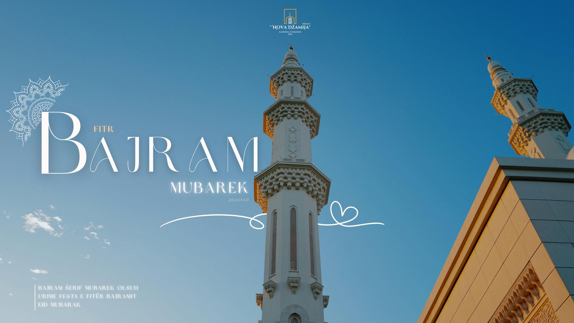 ✨️ Fitr Bajram Mubarek 2026