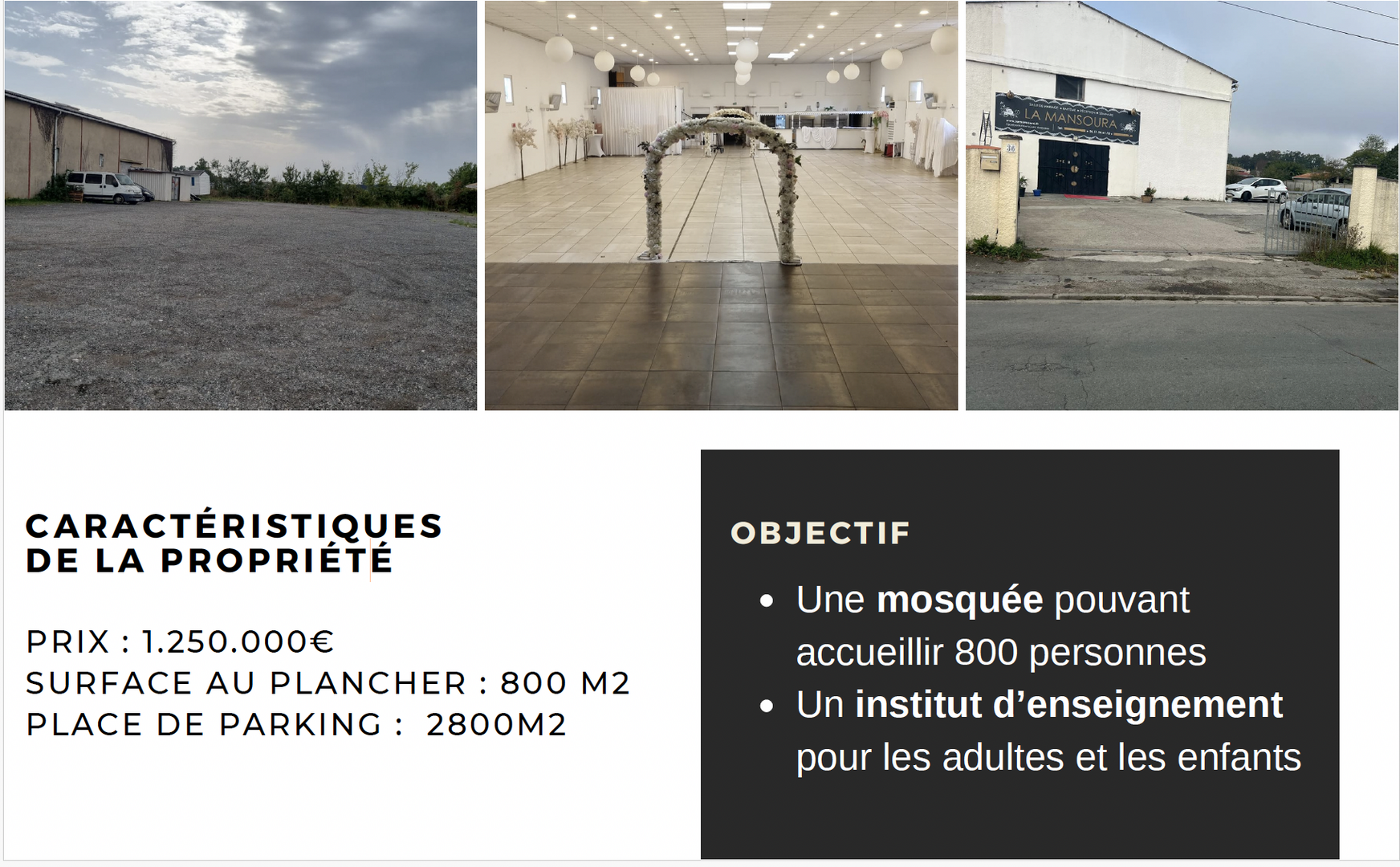 Projet Mosquée Ambarès