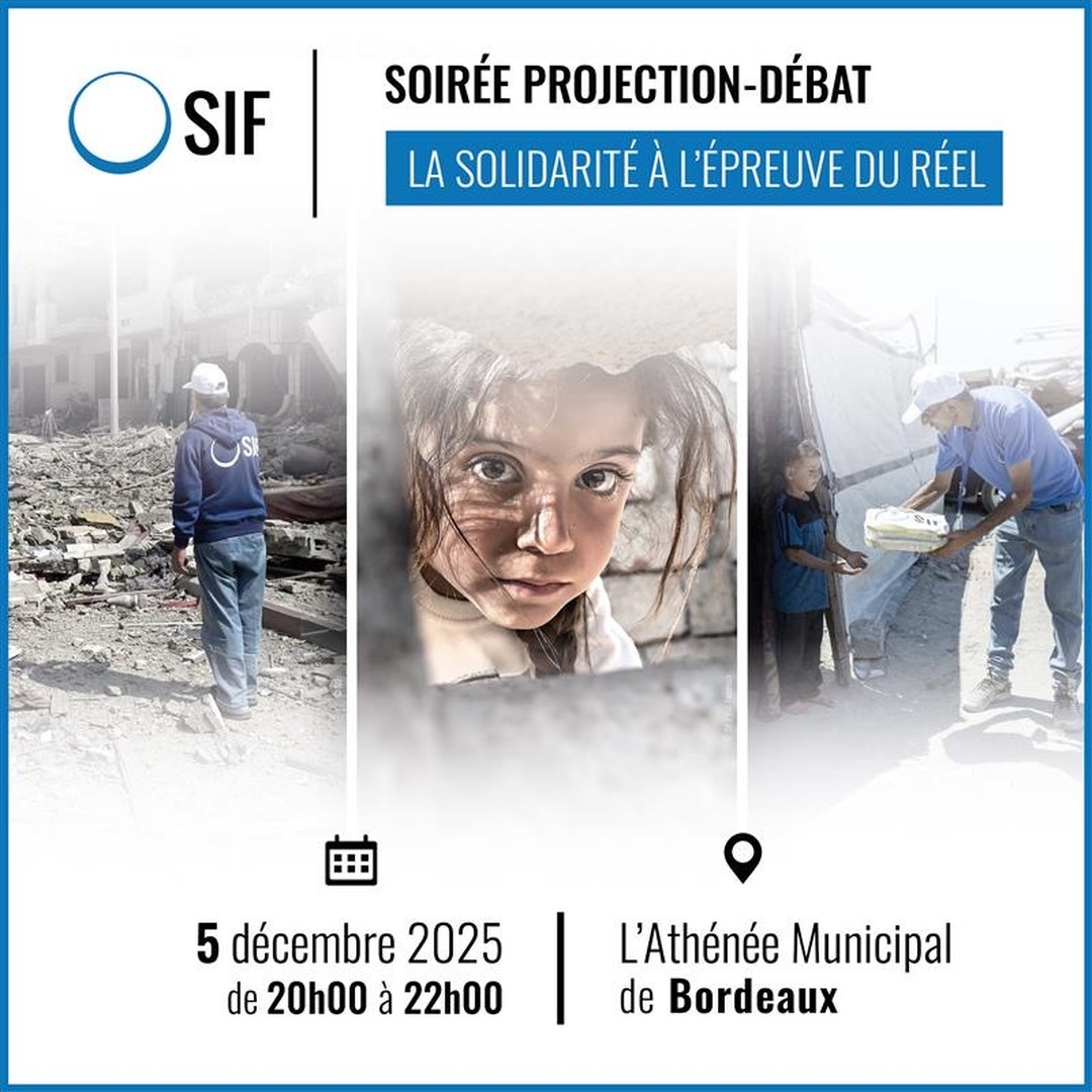 Conférence du Secours Islamique ce 5/12