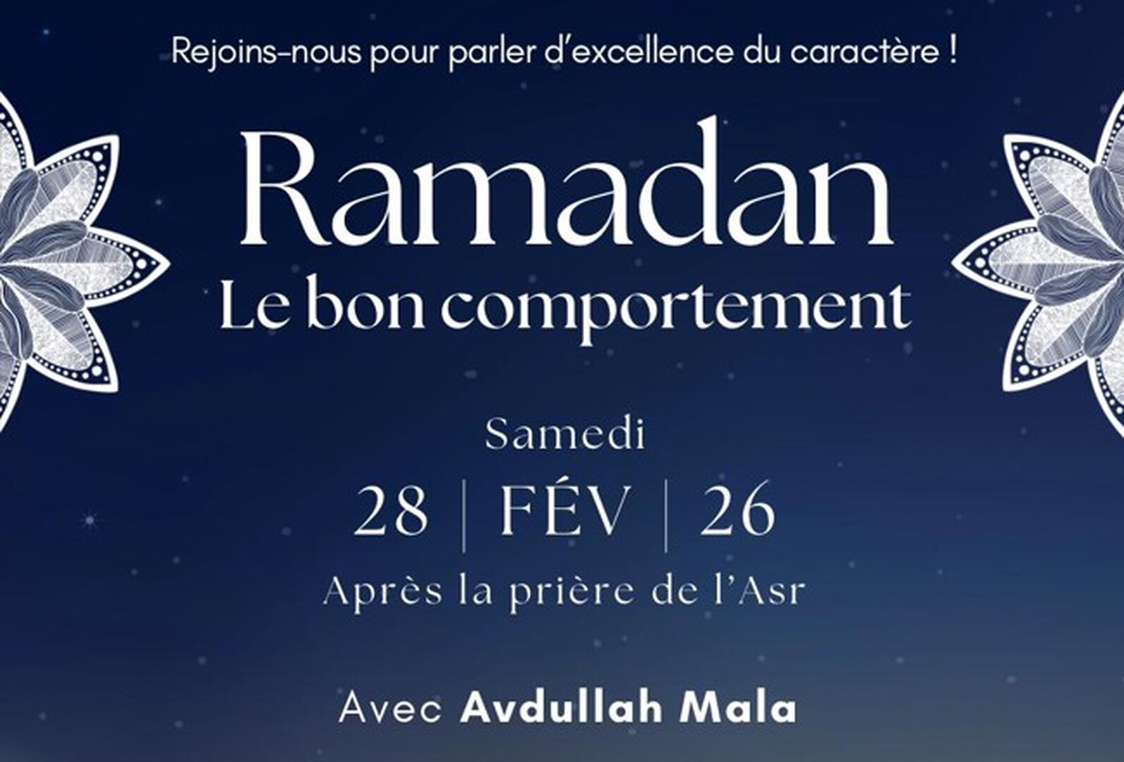 Ramadan: Le Bon Comportement