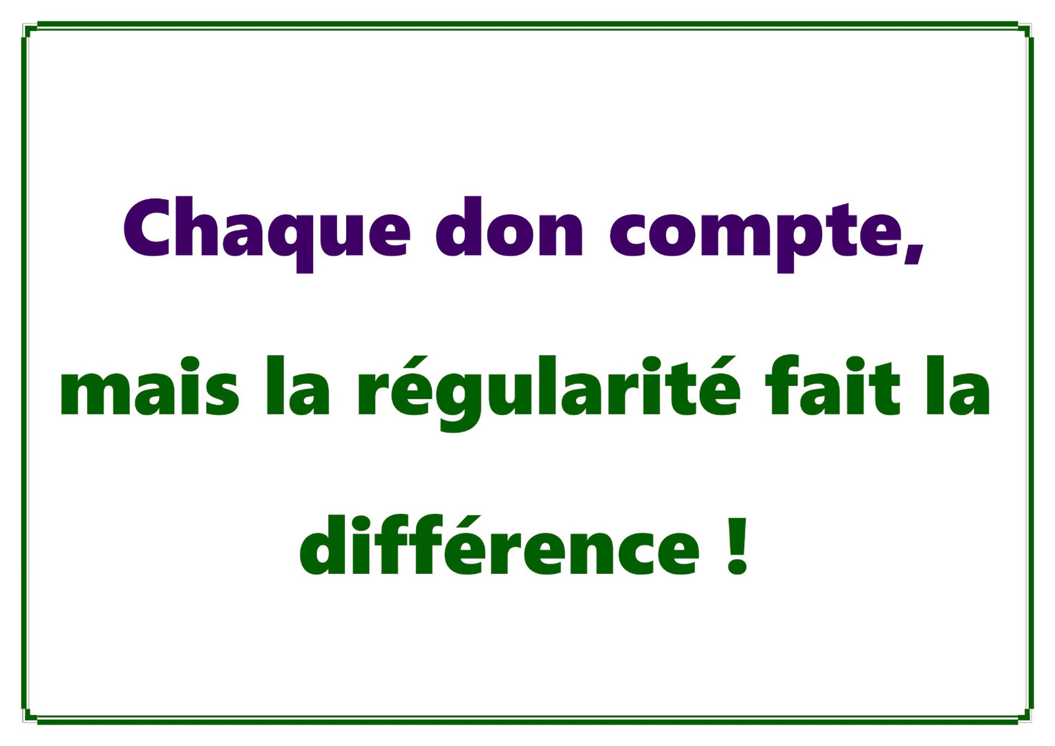 Devenir donateur régulier 4