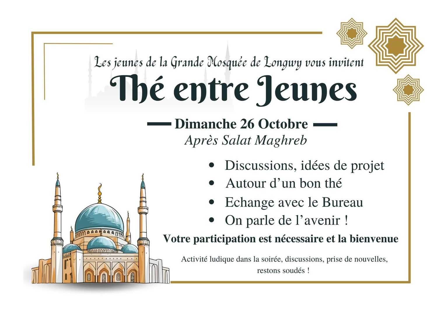 Thé entre jeunes