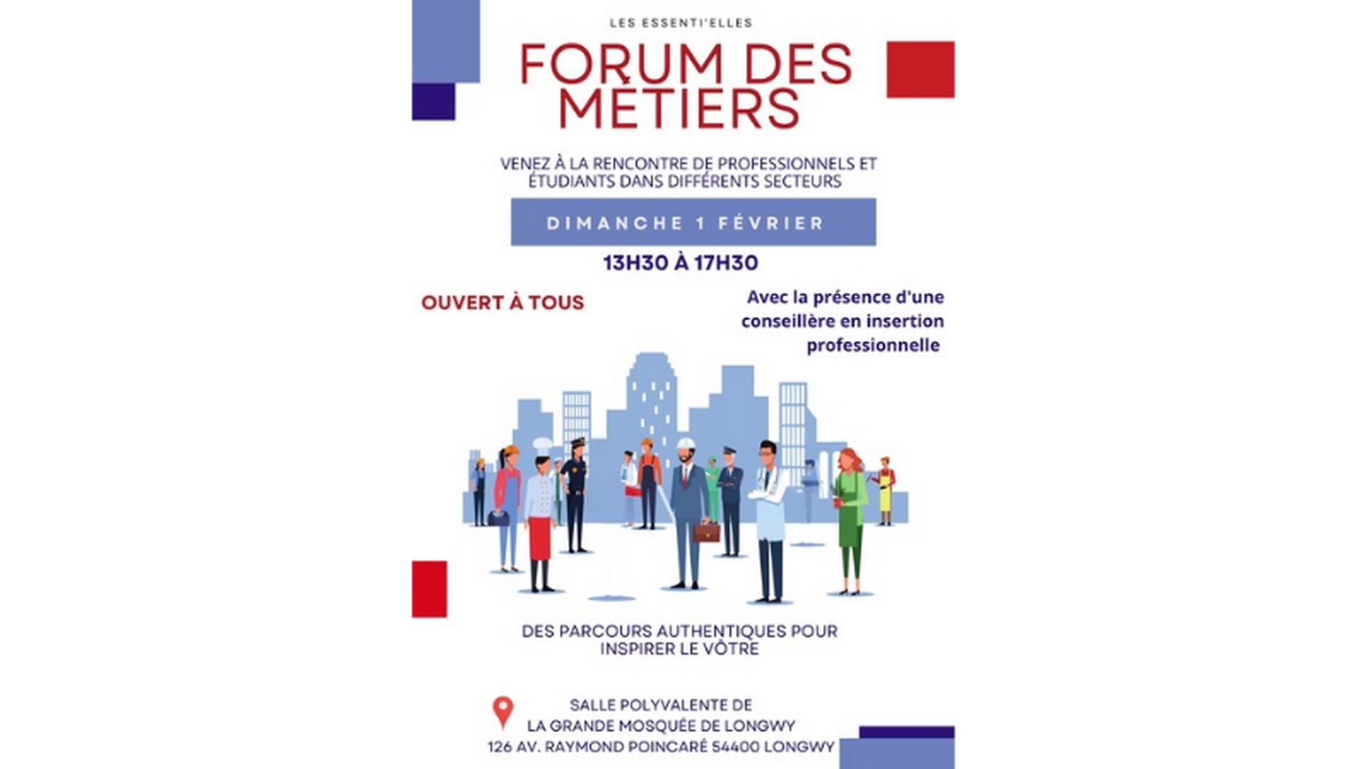 Salon des métiers dimanche 01.02