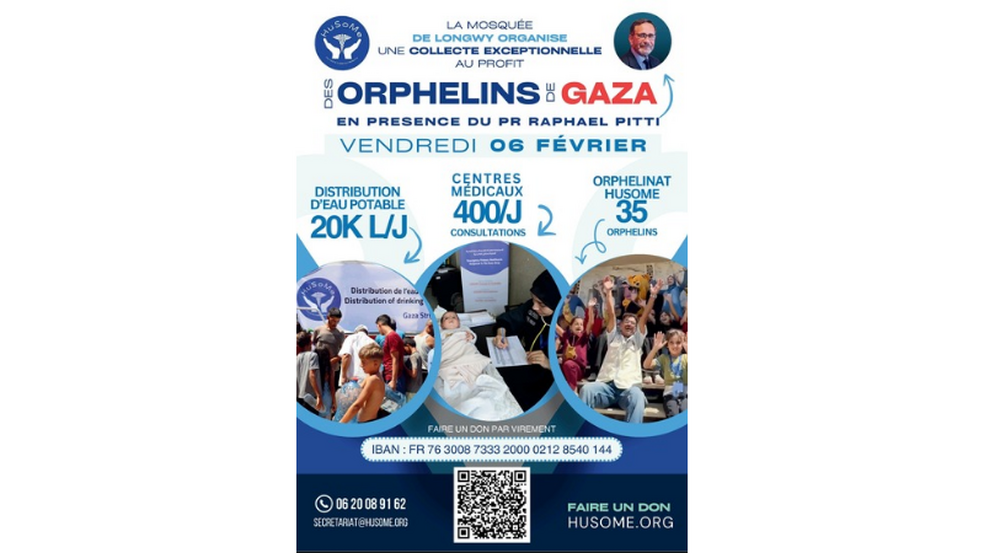 Collecte pour les orphelins de Gaza