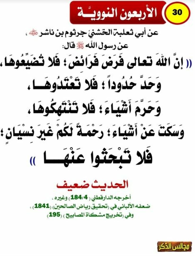 الأربعون النووية