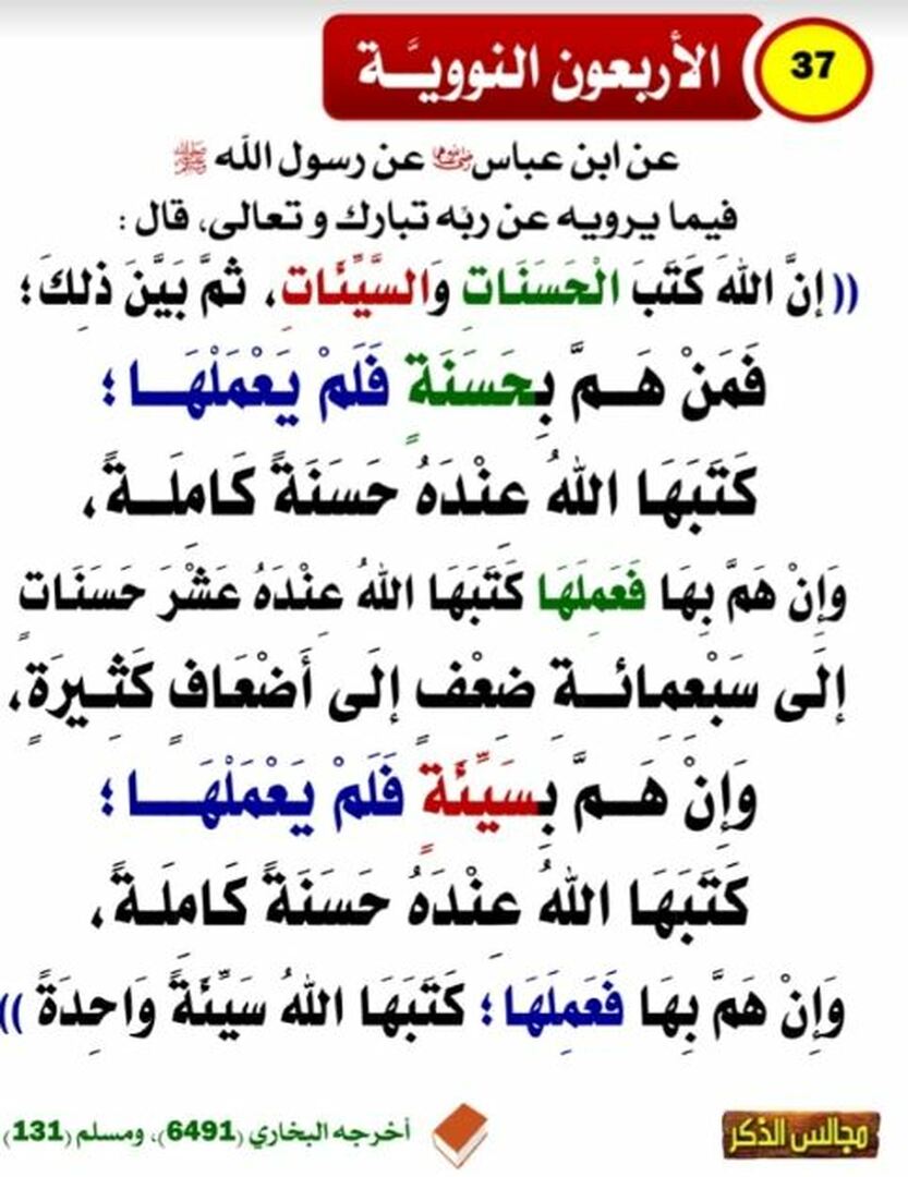 الأربعون النووية