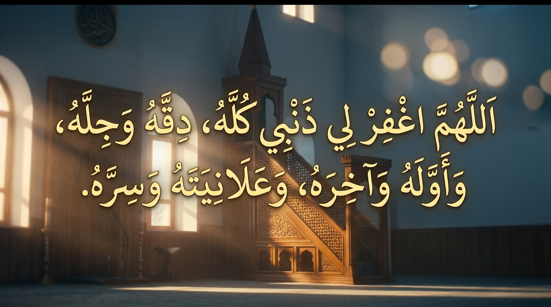 اللهم اغفرلي