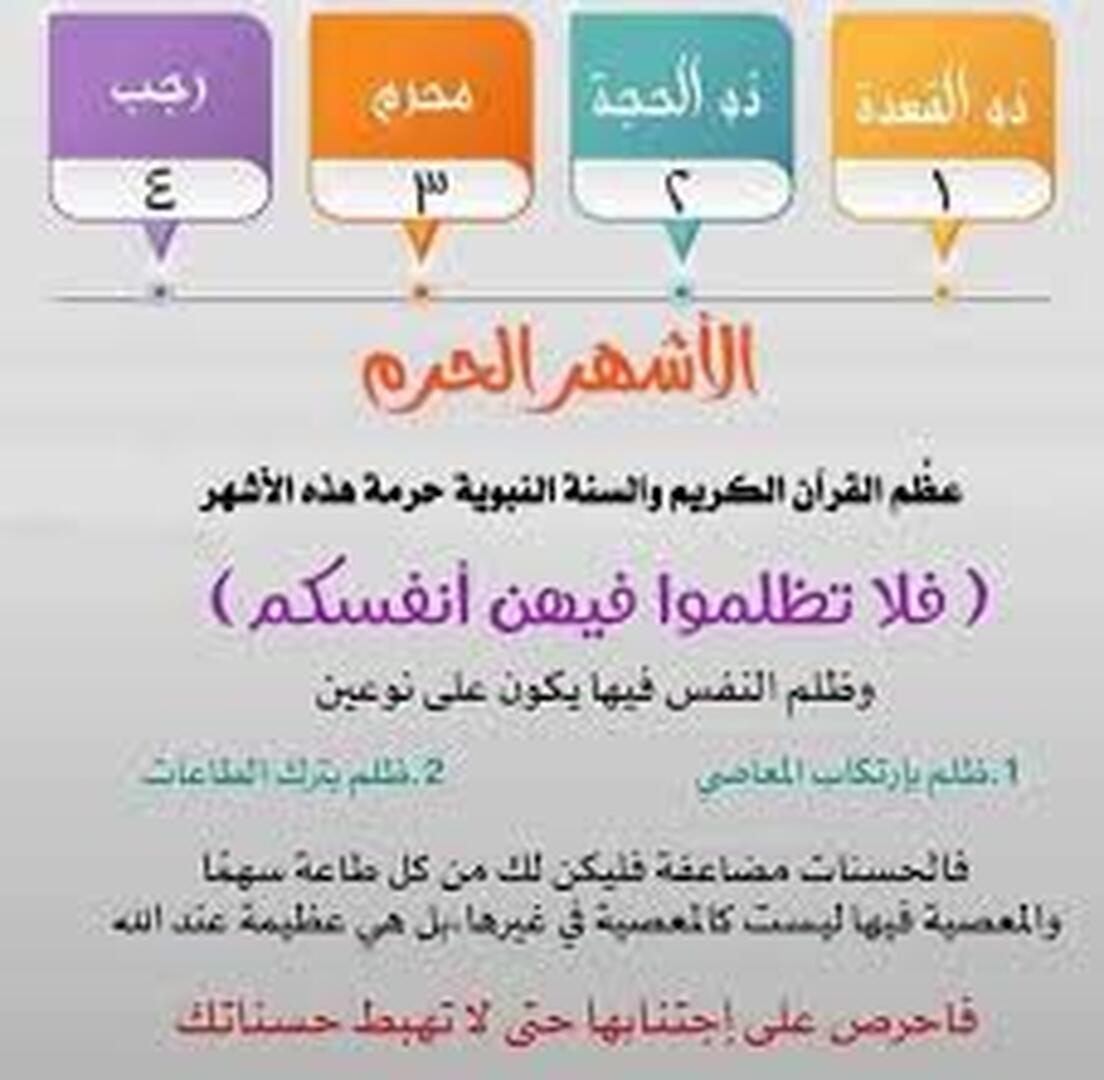 الأشهر الحرم