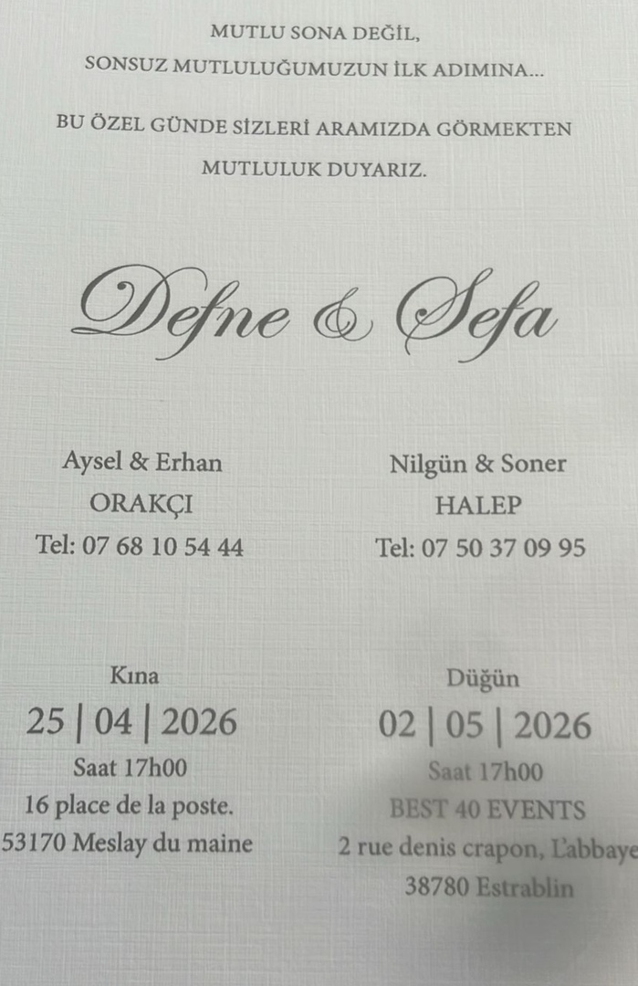 Bilgilendirme Kına gecesi