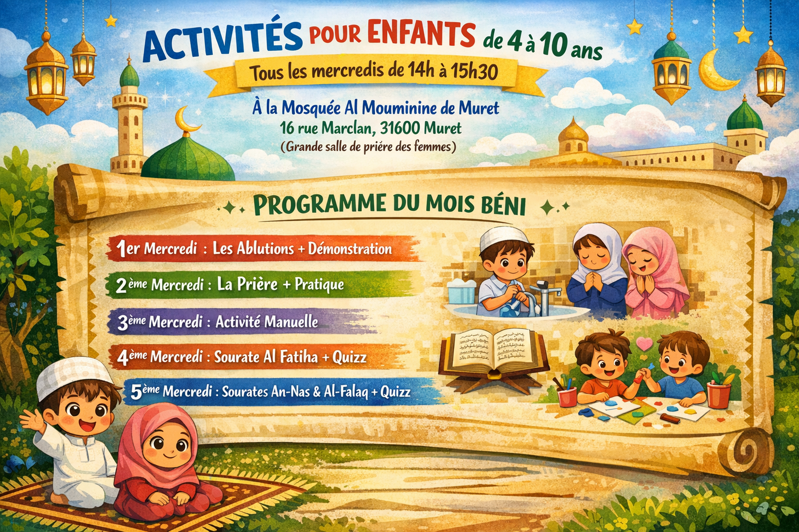 Activités pour les enfants