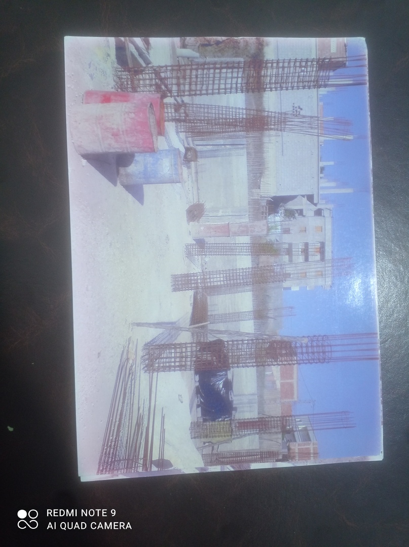 صورة للمسجد أثناء الأشغال