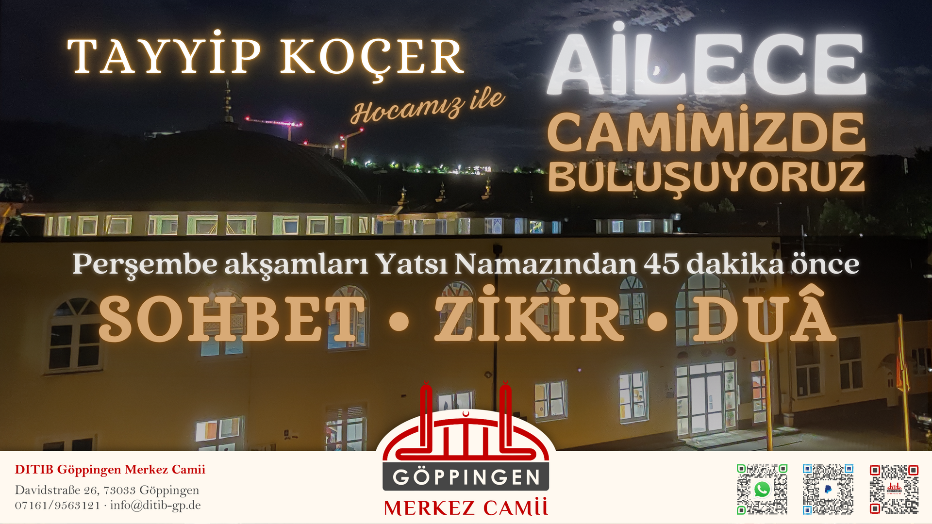 Ailece Camimizde Bulusuyoruz