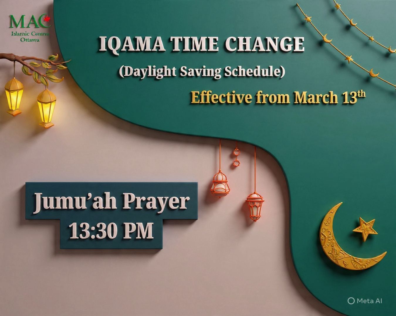 Jumu’ah prayer time
