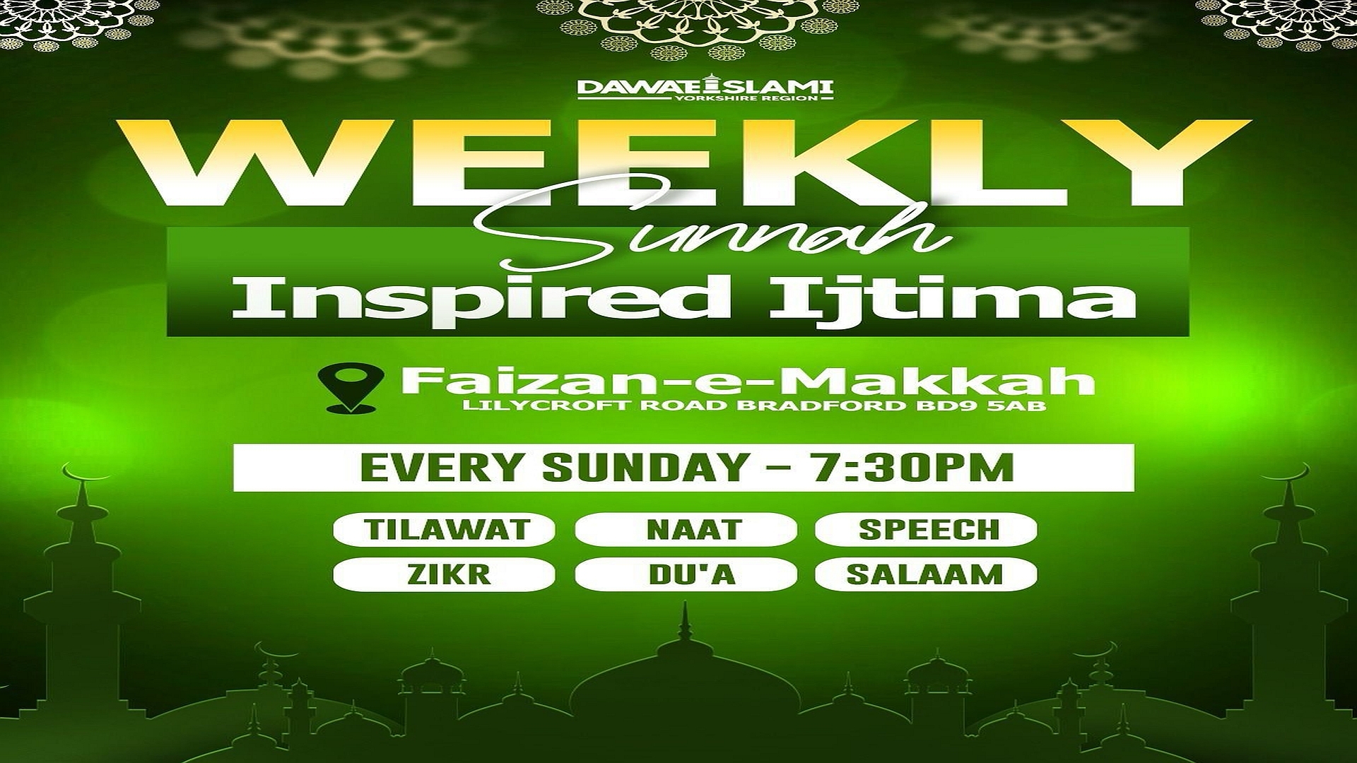 Local weekly gathering