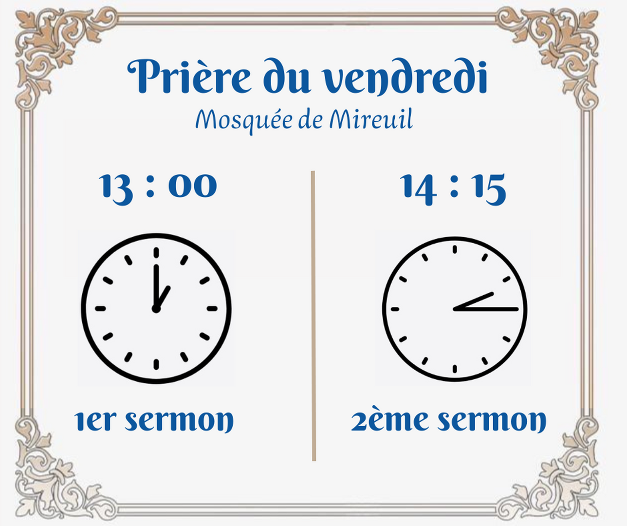 Horaires de Jumuha
