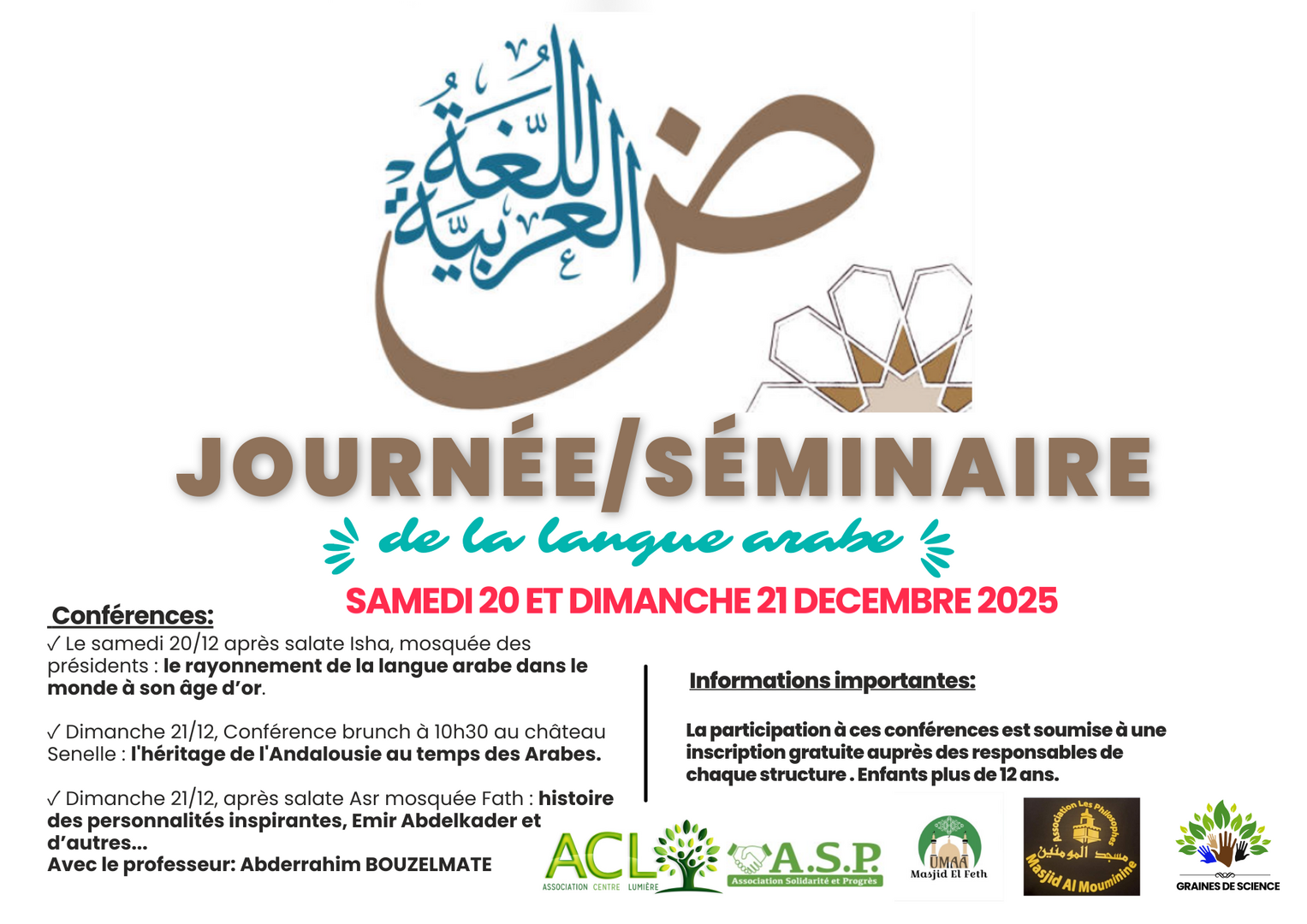Séminaire langue arabe