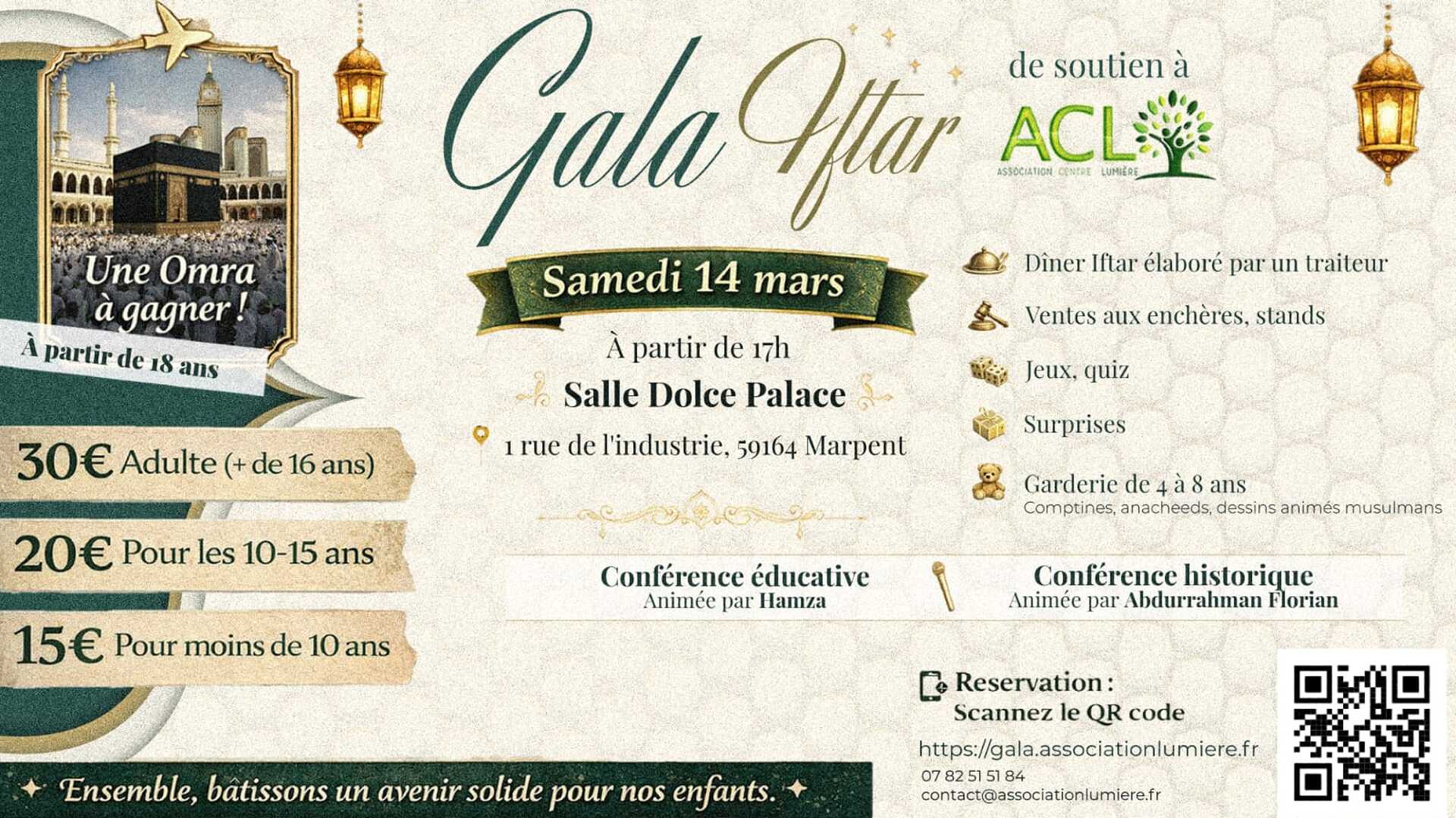 Gala Iftar de soutien à l'ACL