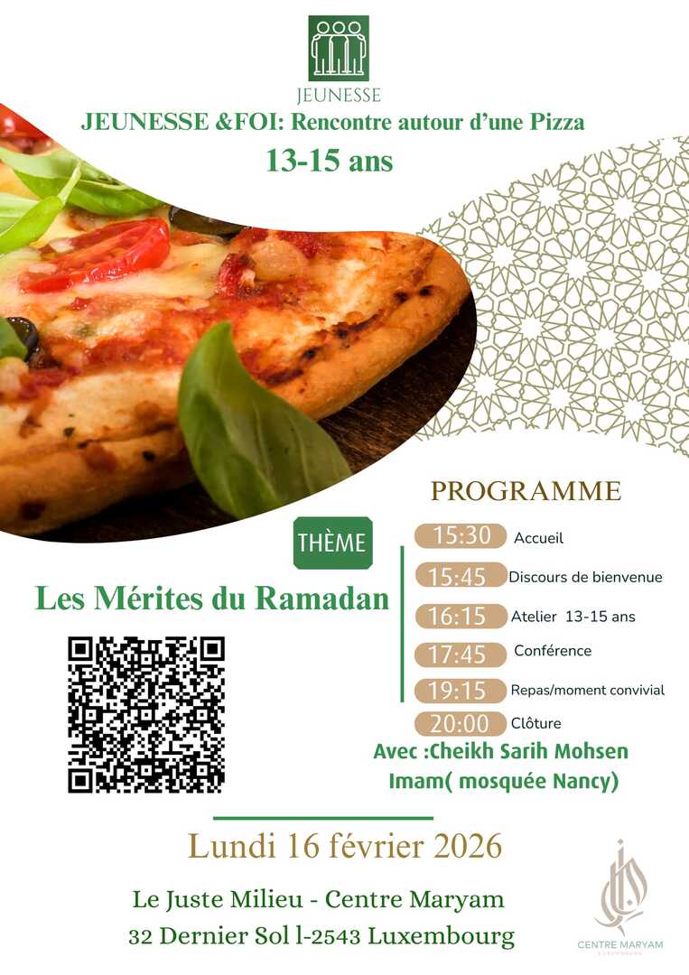 Rencontre jeunesse autour d'une pizza