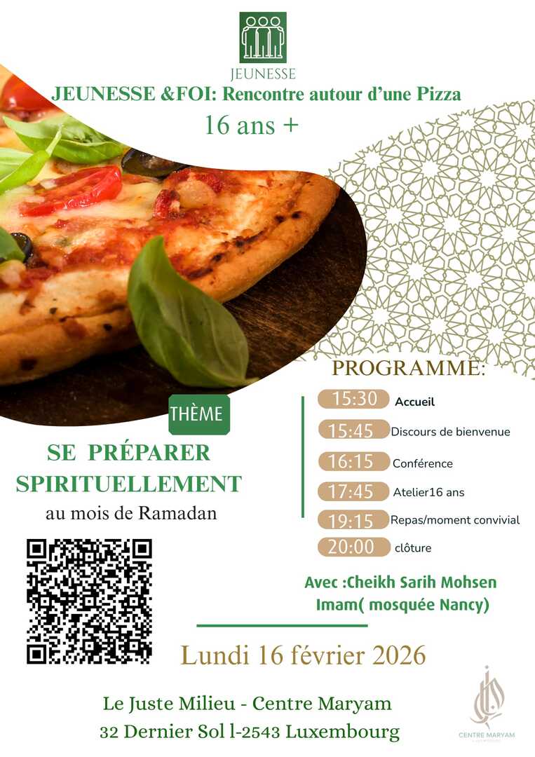 16 ans et+ Rencontre autour d'une pizza