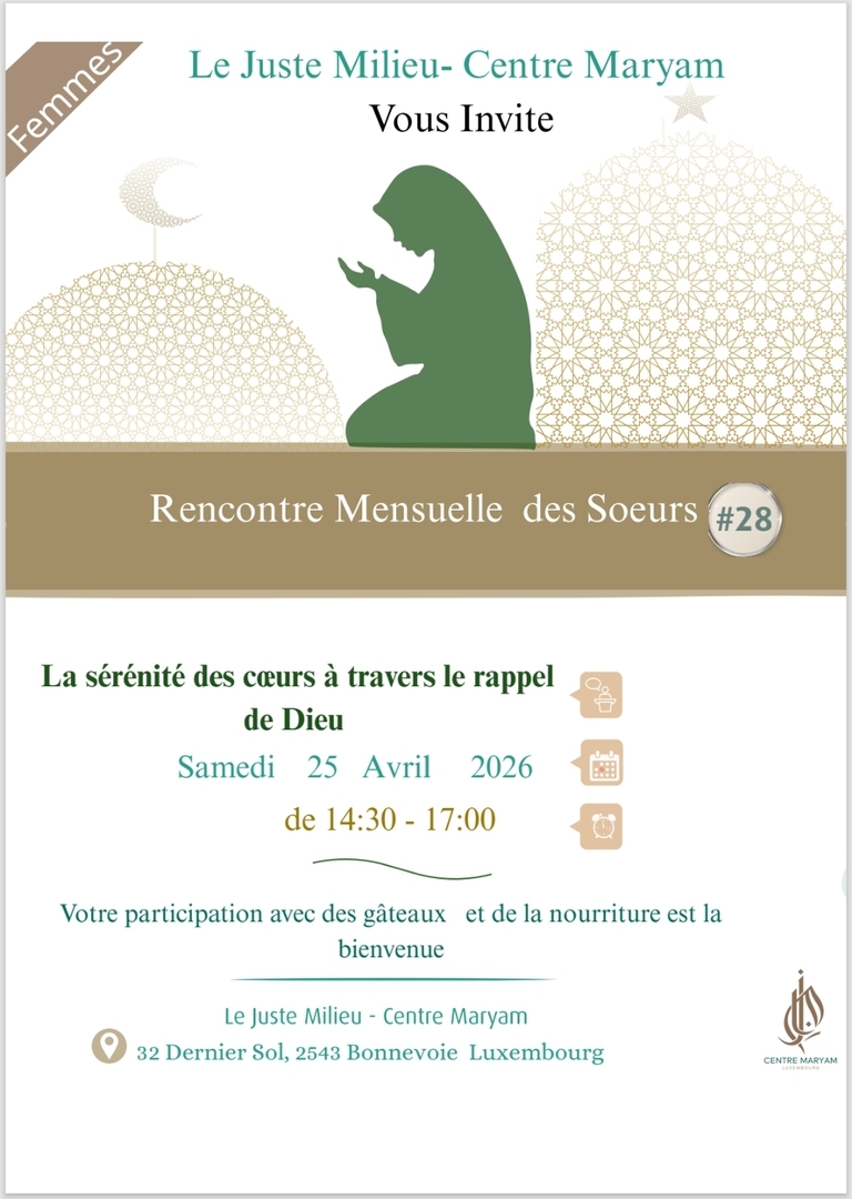 Rencontre Mensuelle des Soeurs
