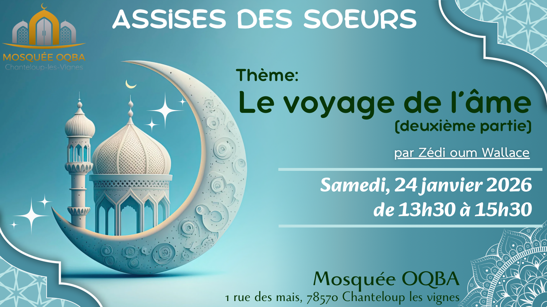 Assises des sœurs, samedi 24 janvier