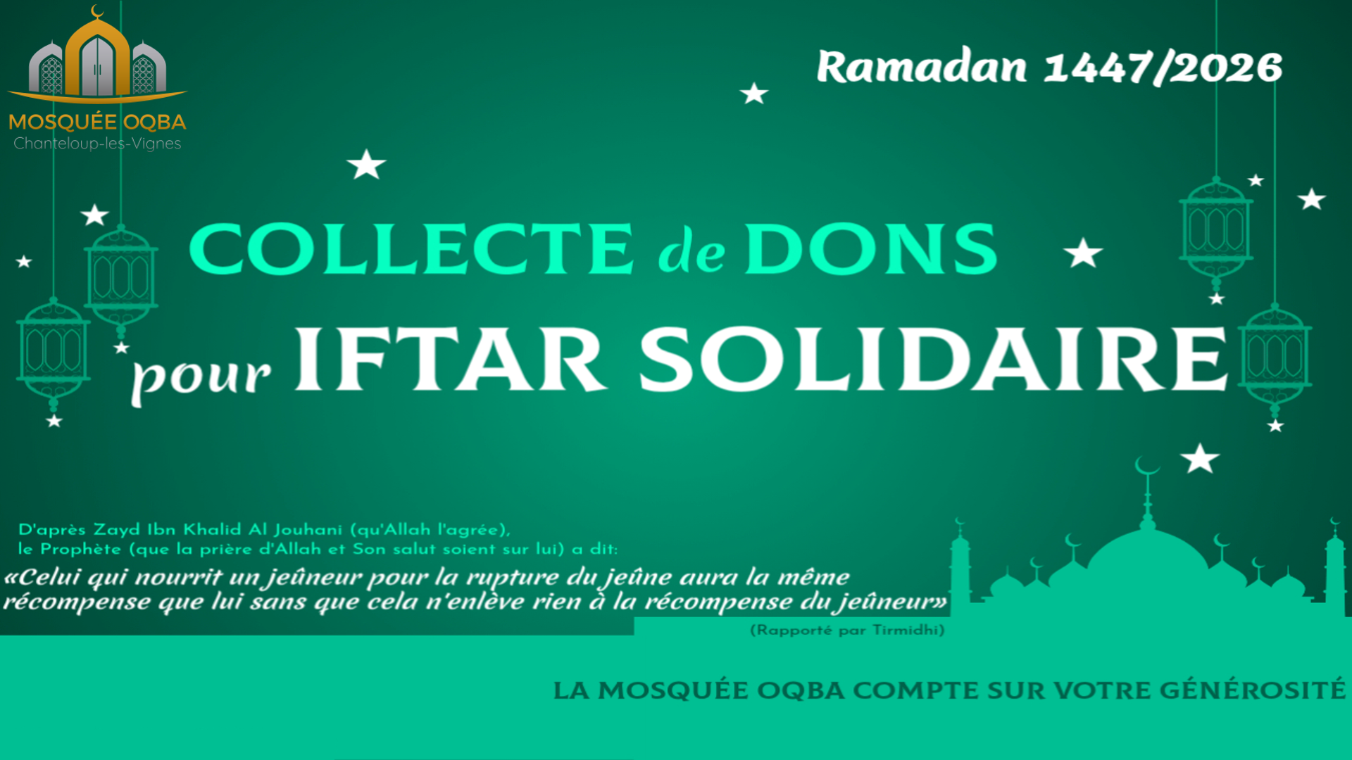 Iftar solidaire ramadan 1447/2026
