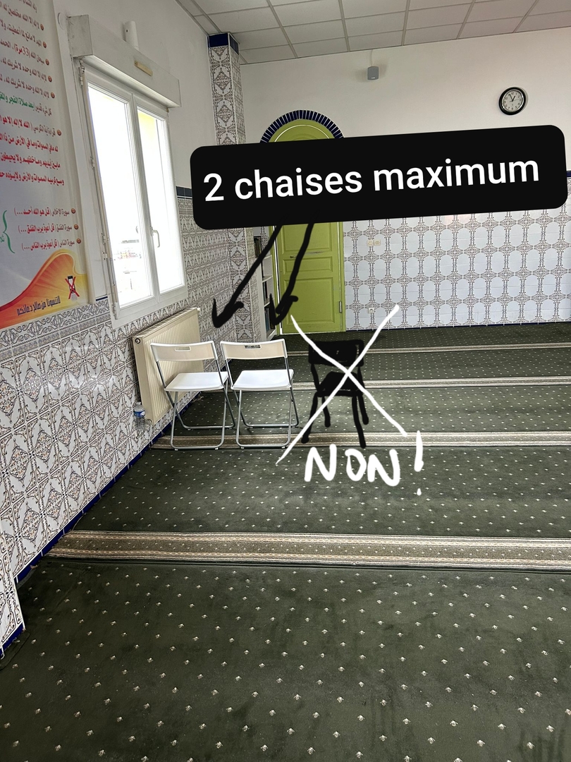 Info utilisateur de chaise