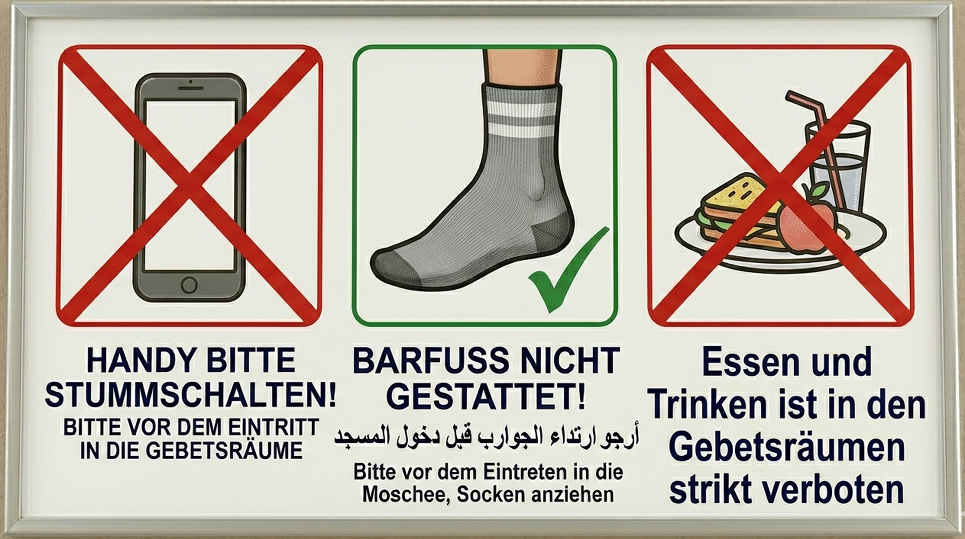 Verhaltensregeln